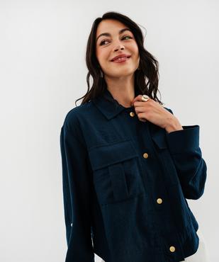 Blouson fluide avec bas ajustable femme - LuluCastagnette vue2 - LULUCASTAGNETTE - GEMO