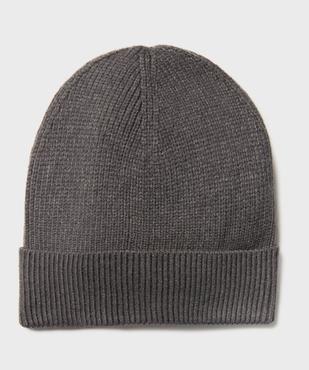 Bonnet en maille côtelée homme vue1 - GEMO (ACCESS) - GEMO