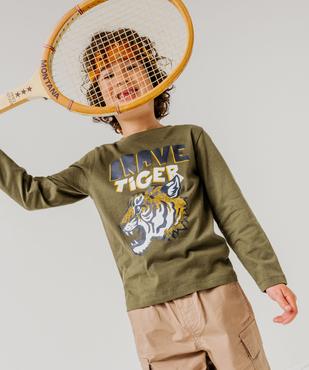 Tee-shirt à manches longues avec motif garçon vue6 - PREMIER PRIX BY GEMO - GEMO