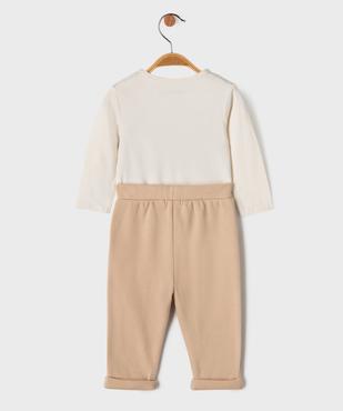 Ensemble 2 pièces habillé bébé vue4 - GEMO(BB COUCHE) - GEMO