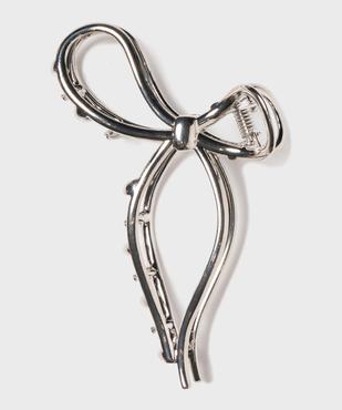 Pince crabe pour les cheveux en métal en forme de noeud vue1 - GEMO (ACCESS) - GEMO