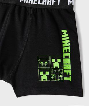 Boxers imprimés avec large ceinture garçon (lot de 2) - Minecraft vue2 - MINECRAFT - GEMO