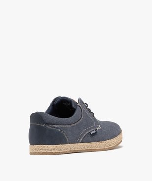 Baskets en toile tige basse avec semelle de corde homme - Lee Cooper vue4 - LEE COOPER - GEMO