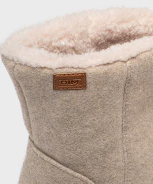 Chaussons boots avec doublure sherpa femme - DIM vue6 - DIM - GEMO