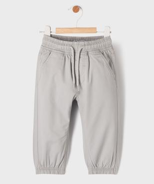 Pantalon jogger avec taille ajustable bébé garçon vue1 - GEMO(BEBE DEBT) - GEMO