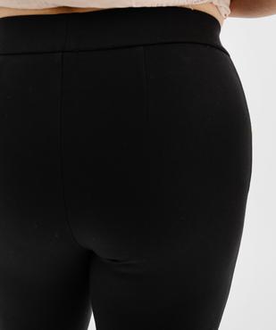 Pantalon ajusté en viscose stretch à taille élastiquée femme grande taille vue5 - GEMO (G TAILLE) - GEMO