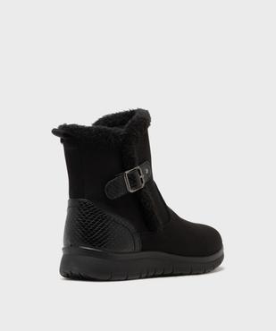 Boots confort avec détails en fourrure imitation femme vue4 - G'FLEX - GEMO