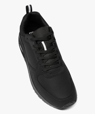 Baskets basses unies avec semelle à bulle d'air homme vue6 - 5 MILES - GEMO
