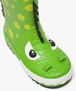 Bottes de pluie garçon à anses et motif crocodile en relief vue6 - GEMO (ENFANT) - GEMO