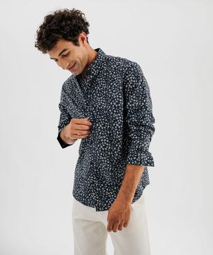 Chemise à motif feuillage homme vue2 - GEMO 4G HOMME - GEMO