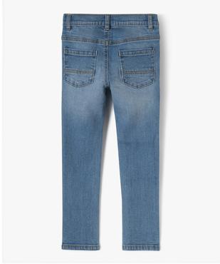 Jean coupe skinny extensible 5 poches garçon vue3 - GEMO 4G GARCON - GEMO