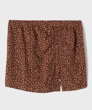 Jupe de plage courte en viscose fine et fluide fille vue1 - GEMO 4G FILLE - GEMO