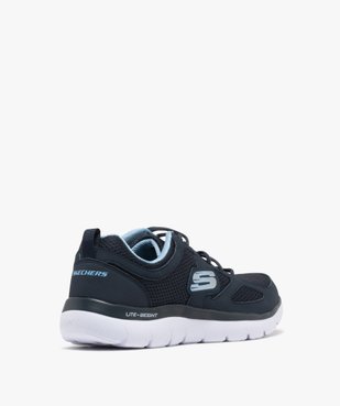 Baskets homme légères running en mesh Burns 2.0 - Skechers vue4 - SKECHERS - GEMO