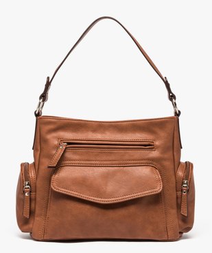 Sac à main femme multipoche à bandoulière amovible vue1 - GEMO (ACCESS) - GEMO
