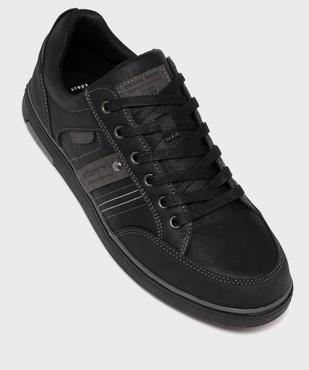 Baskets basses de ville surpiquées homme vue5 - URBAN STEPS GEMO FOR GOOD - GEMO