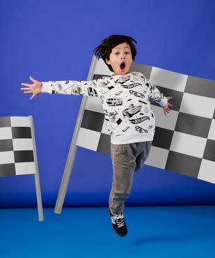 Sweat imprimé véhicules et skate garçon - Hot Wheels vue5 - HOT WHEELS - GEMO