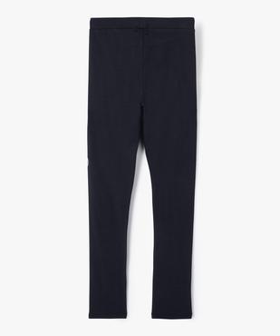 Legging fille à ceinture plate et motif contrastant vue3 - GEMO (JUNIOR) - GEMO