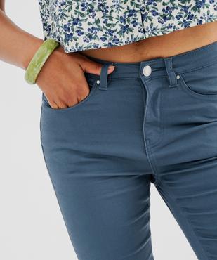 Pantalon Regular taille normale en coton stretch femme vue2 - GEMO 4G FEMME - GEMO