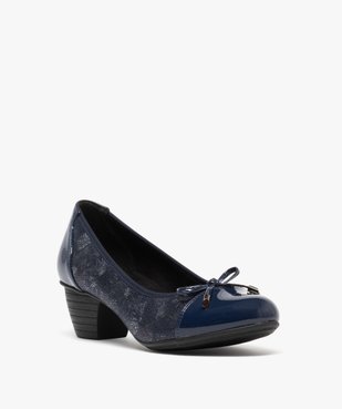 Escarpins confort look ballerine femme vue2 - G'FLEX GEMO FOR GOOD - GEMO