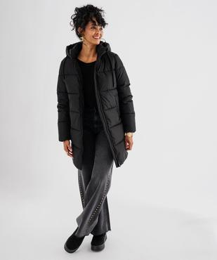 Doudoune mi-longue à capuche et col montant femme vue1 - GEMO 4G FEMME - GEMO