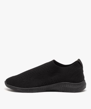 Baskets femme unies en mesh sans lacets  vue3 - GEMO (SPORTSWR) - GEMO