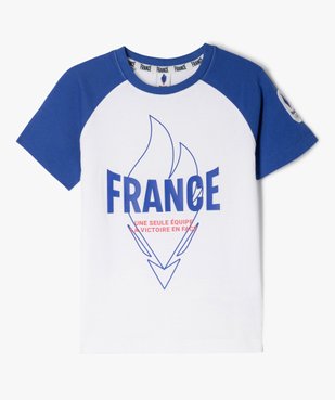 Tee-shirt manches courtes équipe de France garçon - Jeux Olympiques vue1 - EQUIPE DE FRANC - GEMO