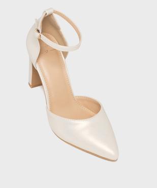 Escarpins irisés à talon haut et bout pointu femme - Valentina Baldano vue5 - VALENTINA BALDA - GEMO