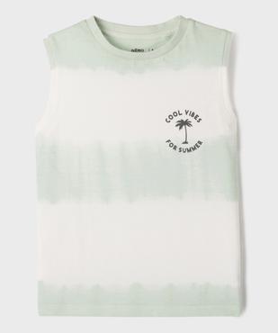 Débardeur en coton tie-and-dye garçon vue2 - GEMO (ENFANT) - GEMO