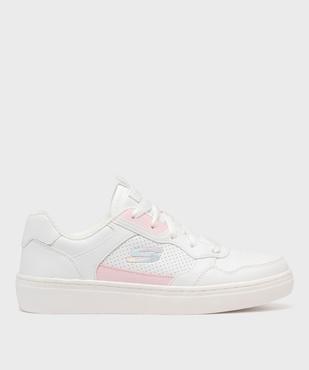 Baskets basses en matière vegan et semelle à mémoire de forme femme - Skechers vue1 - SKECHERS - GEMO