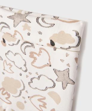 Pantalon à pieds et ceinture élastique en jersey bébé (lot de 2) vue2 - GEMO 4G BEBE - GEMO