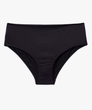 Bas de maillot de bain femme avec revers à la taille vue4 - GEMO 4G FEMME - GEMO
