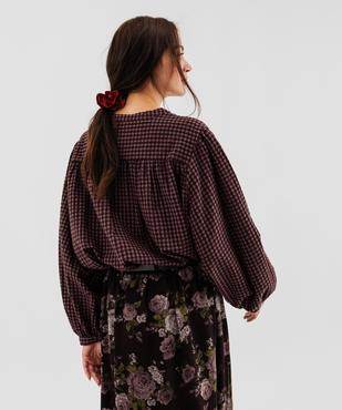 Blouse manches bouffantes femme vue1 - GEMO(FEMME PAP) - GEMO