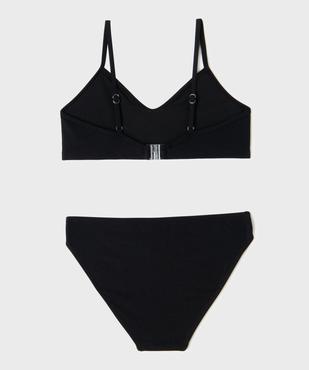 Maillot de bain 2 pièces aux reflets pailletés fille vue3 - GEMO (JUNIOR) - GEMO
