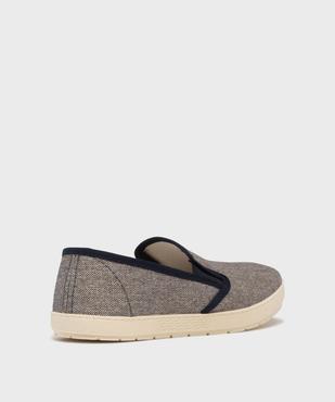 Chaussons pantoufles en toile homme vue4 - G'FLEX GEMO FOR GOOD - GEMO