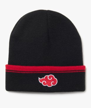Bonnet  en maille avec revers fantaisie garçon - Naruto Shippuden vue1 - NARUTO - GEMO