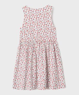 Robe sans manches à motifs fleuris fille vue3 - GEMO (ENFANT) - GEMO
