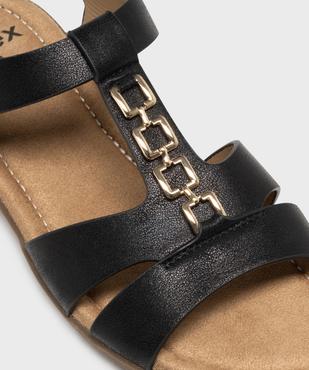 Sandales confort femme avec bijou et fermeture scratch vue6 - G'FLEX - GEMO