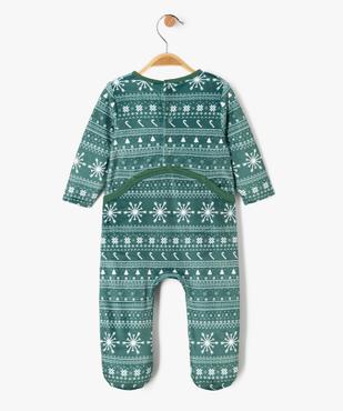Pyjama en velours imprimé spécial Noël bébé vue4 - GEMO(BB COUCHE) - GEMO