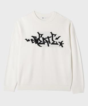 Pull col rond ado garçon vue1 - GEMO 4G GARCON - GEMO