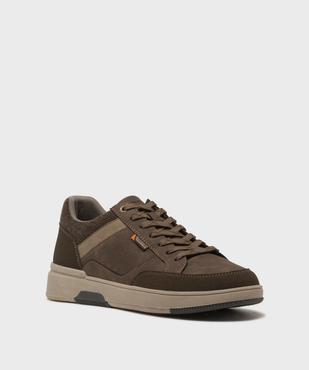 Baskets basses multimatières homme - Urban Steps vue2 - URBAN STEPS - GEMO