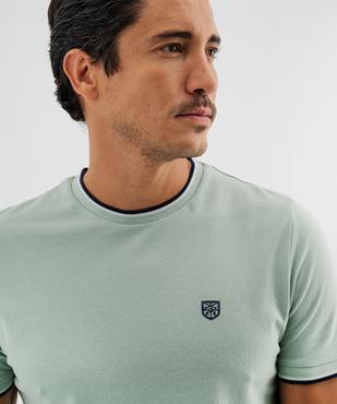 Tee-shirt col rond uni homme - Kensington vue2 - KENSINGTON - GEMO