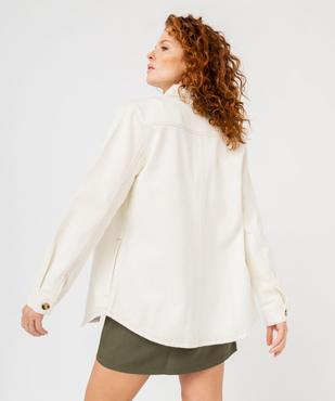 Chemise manches longues en denim femme vue3 - GEMO(FEMME PAP) - GEMO