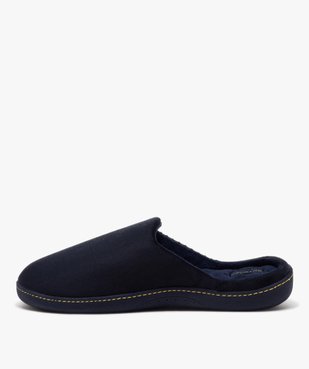 Chaussons homme mules confort détails en relief - Isotoner vue3 - ISOTONER - GEMO