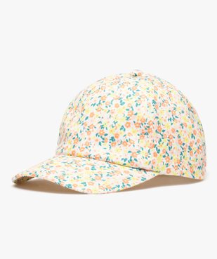 Casquette fille à motifs fleuris vue1 - GEMO (ENFANT) - GEMO