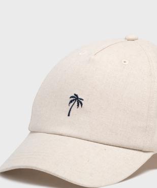 Casquette en coton/lin à broderie palmier garçon vue2 - GEMO (ACCESS) - GEMO