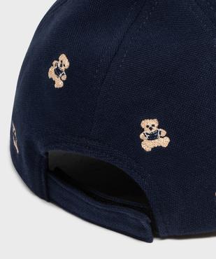 Casquette garçon avec oursons brodés - LuluCastagnette vue2 - LULU CASTAGNETT - GEMO