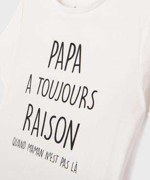 Tee-shirt manches courtes avec inscription garçon vue2 - GEMO (ENFANT) - GEMO