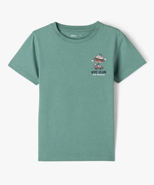 Tee-shirt à manches courtes avec motif streetwear garçon  vue1 - GEMO 4G GARCON - GEMO