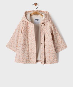 Imperméable chaudement doublé en matière déperlante bébé fille vue2 - GEMO(BEBE DEBT) - GEMO