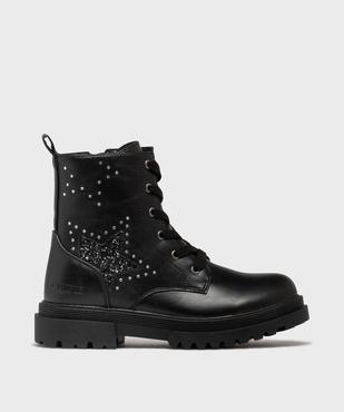 Boots crantés avec strass et paillettes fille - Chipie vue1 - CHIPIE - GEMO